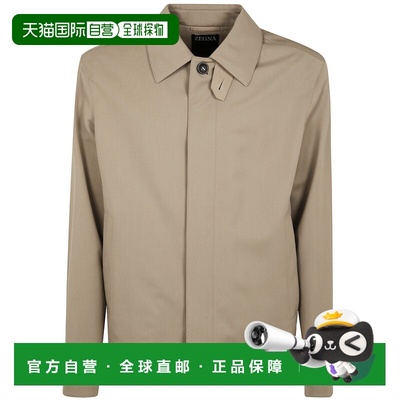 1h可退 香港直邮zegna 杰尼亚 男士 羊毛马海毛真丝套头上衣 RUFT
