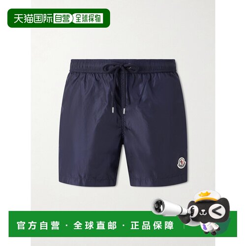 1h可退 Moncler 盟可睐 男士 徽标贴饰泳裤 L20912C00004