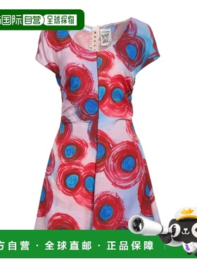 付款1h内可退 香港直邮Marni 玛尼 女士 短款连衣裙 red红色 舒适