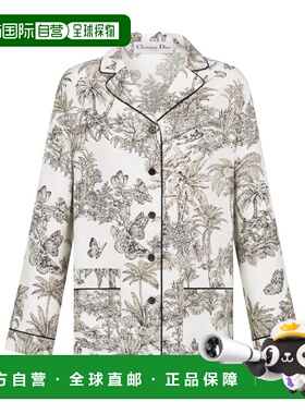 香港直邮Dior 翻领长袖衬衫 541V33A6987