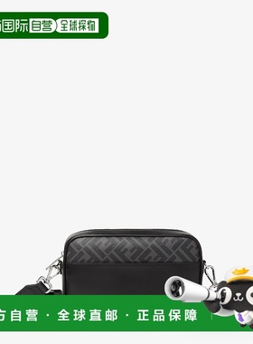 1h可退 欧洲直邮FENDI（2025）Camera Squared FF 包 - 黑色皮革