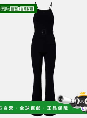 香港直邮Courreges 女士 束带连衣裤 black黑色 舒适时尚