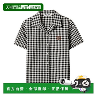 衬衫 翻领短袖 MK194712OFSOOO Miu 香港直邮Miu