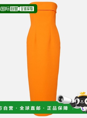 1h可退 香港直邮EMILIA WICKSTEAD 女士 Keeley crêpe 抹胸中长