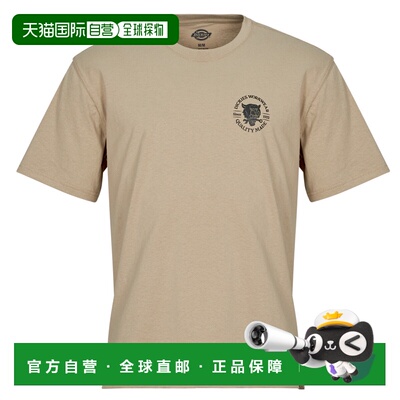 欧洲直邮Dickies 男衣服 短袖T恤衫 米色 春夏 WRENCH SS TEE