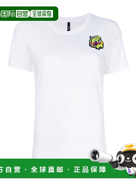 香港直邮Versace 狼贴花缝饰短袖T恤 BD90504BJ20646范思哲