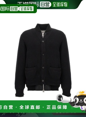 香港直邮Sacai 男士 尼龙拼块针织开衫 2403452M001