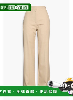 1h可退 香港直邮Sandro 女士 羊毛混纺斜纹布喇叭长裤 SFPPA01616