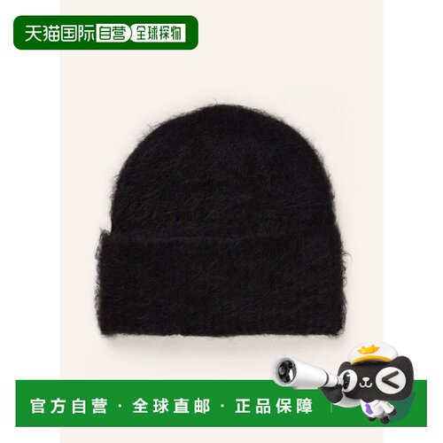 欧洲直邮TOTEME 女士帽子 100162153913000 CO 黑色 Alpaca beani