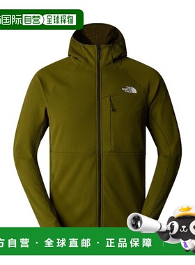 自营欧洲直邮THE NORTH FACE北面 FUTUREFLEECE男士再生聚酯连帽