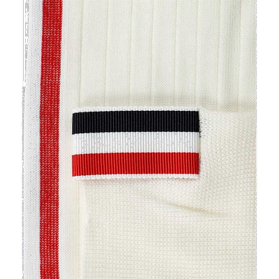 香港直邮Thom Browne 徽标袜子 MAS037AY1020羊毛羊毛袜长筒袜