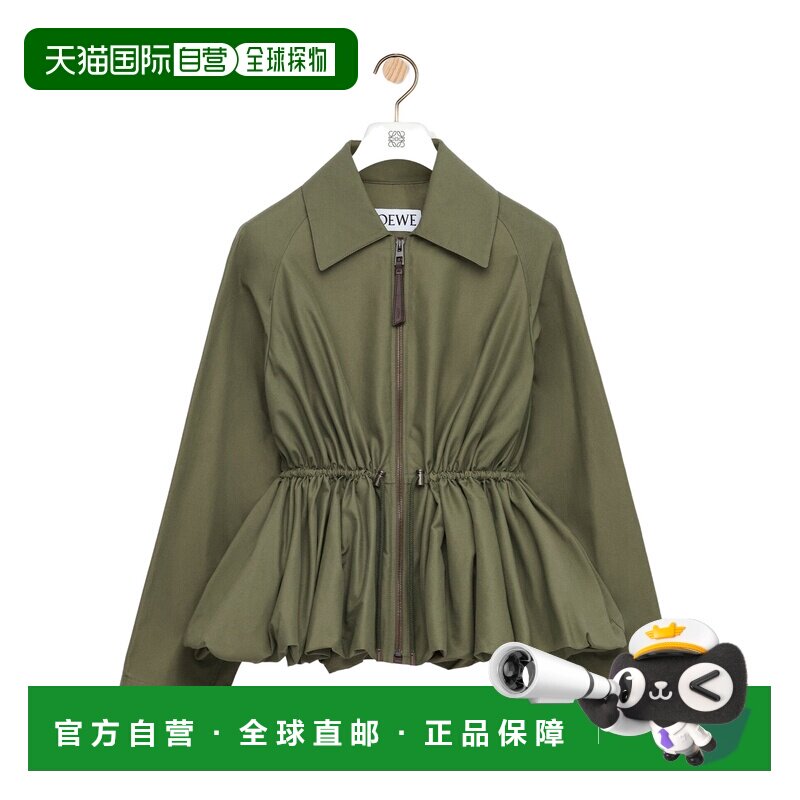 1h可退 香港直邮LOEWE 女士西服 S359Y02XEB4160 AW2025 绿色 长