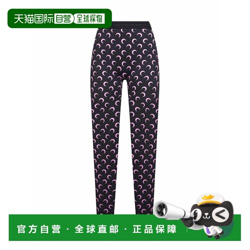 1h可退 香港直邮MARINE SERRE 女士休闲裤 WPA111ACJER0001BK90 A