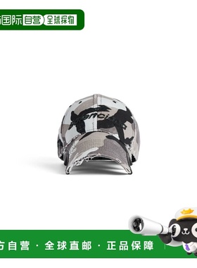 自营欧洲直邮Balenciaga巴黎世家 Diamond B男士灰色/黑色迷彩鸭