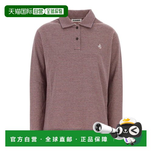 Jil Sander 长袖Polo衫 J02GL0126J20395条纹 【付后1h可退】
