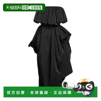 香港直邮Sportmax 斯宝麦斯 女士 长款连衣裙 black黑色 舒适时尚