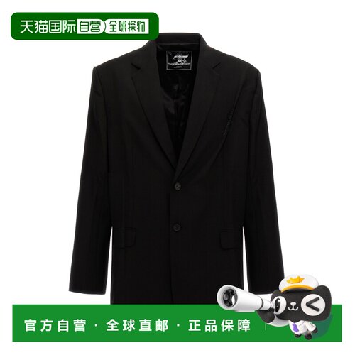 香港直邮Y PROJECT 女士 'Pinched Logo' 西装外【付后1h可退】