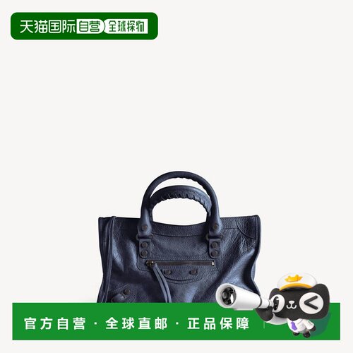 自营欧洲直邮Balenciaga巴黎世家 Le City女士黑色小羊皮Petit手