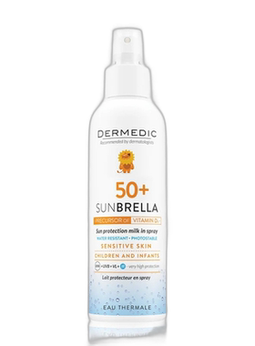 欧洲直邮Dermedic/得嫚媞全光谱身体防晒喷雾150ML/瓶正品