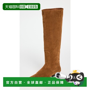 1h可退 香港直邮Staud 女士 Wally 平底靴子 brown棕色 舒适时尚