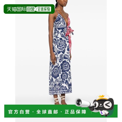 香港直邮FARMRIO/VESTIDO AZUL ROJO EST女士泳装 【付后1h可退】