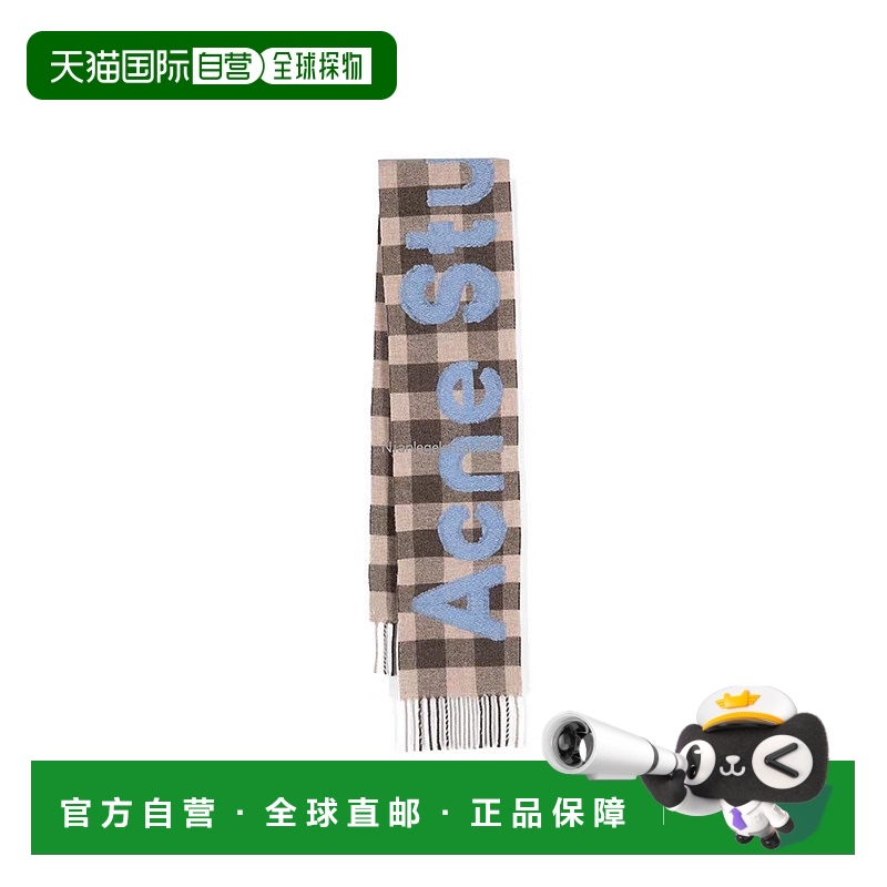 欧洲直邮Acne Studios 艾克妮女士围巾 丝巾 披肩24新款羊毛格纹