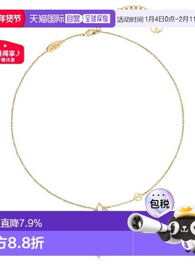 自营1h可退 欧洲直邮LV路易威登项链23新款FLOWERGRAM女金色镂空