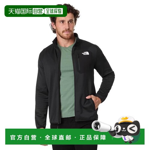 1h可退 香港直邮the north face 北面 男士 盾徽全拉链夹克