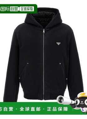 香港直邮Prada 长袖牛仔夹克外套 GEB274148JSOOO普拉达