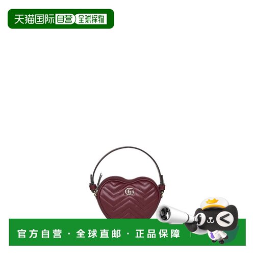 香港直邮GUCCI 女士手提包 837753AAET86207 SS2026 红色 GG MARM