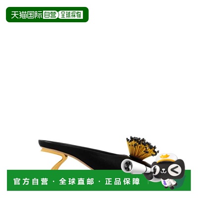 1h可退 香港直邮Salvatore Ferragamo 菲拉格慕 女士 Safi 黑色绸