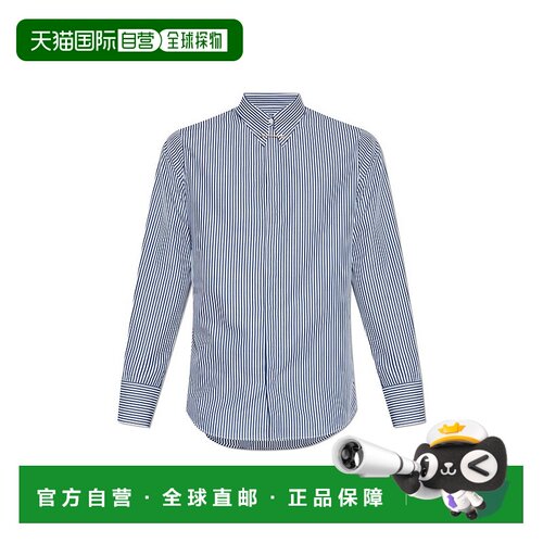 1h可退 香港直邮Dsquared2 二次方 男士 條紋長袖襯衫 S74DM0959D