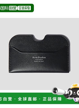 香港直邮Acne Studios 艾克妮 女士 ELMAS S CG0107 黑色钱包卡包