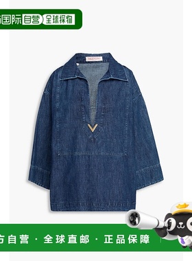 香港直邮valentino 华伦天奴 女士 精饰牛仔上衣 B3DB02F7MR558ME