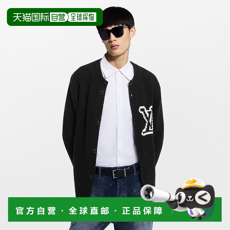 自营1h可退 欧洲直邮LV路易威登 Corner Pin男士棕色/黑色帆布老3