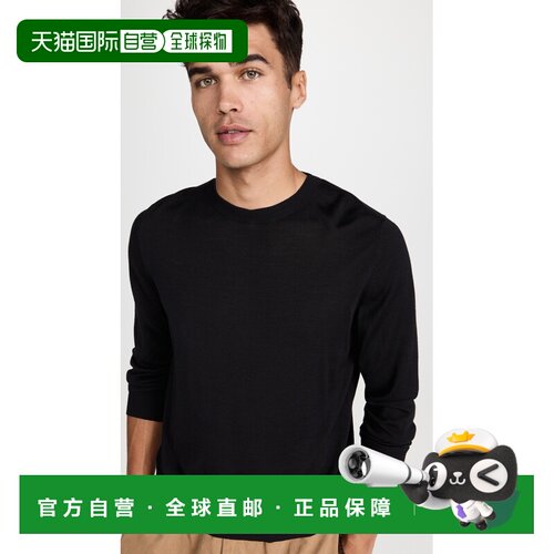 1h可退 香港直邮NILI LOTAN 男士 Cory 毛衣 black黑色 舒适时尚