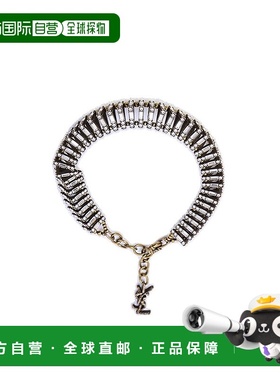 1h可退 香港直邮Saint Laurent 圣罗兰 女士 镀金水晶项链 852005