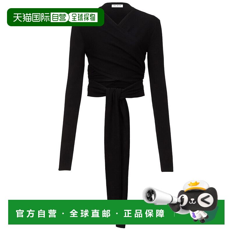 1h可退 美国直邮alaia 女士 ALAΪA 裹式上衣 AA9S0368K144C