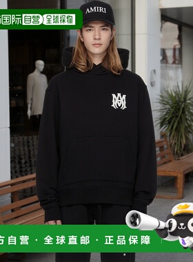 1h可退 香港直邮AMIRI 男士 黑色 MA Core Logo 连帽衫 AMJYHD105