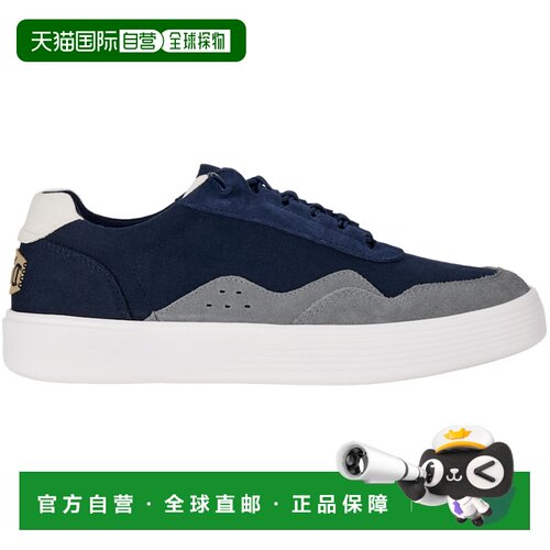 自营欧洲直邮Crocs卡骆驰 Hudson Canvas男士藏青色/灰色帆布板鞋