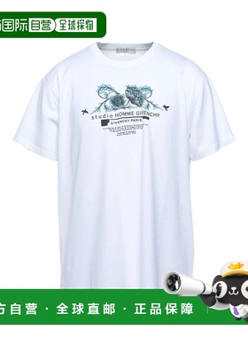 香港直邮Givenchy 纪梵希 男士 T恤 white白色 舒适时尚