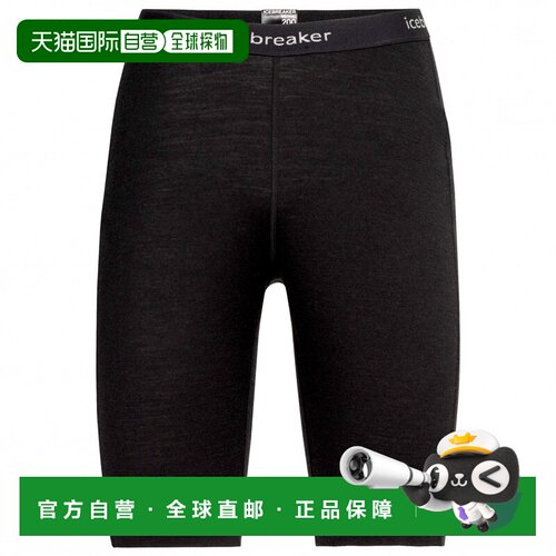 欧洲直邮ICEBREAKER 女士健身裤 1151422BLACK CO 黑色