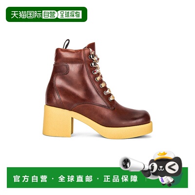 1h可退 香港直邮Miu Miu 缪缪 女士 防水台绑带短靴 5T302C3KL8