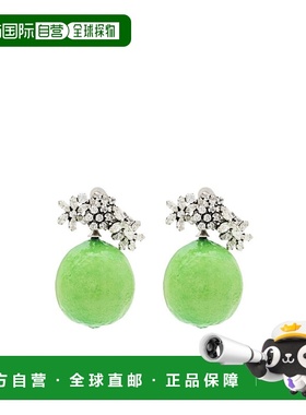 1h可退 香港直邮Saint Laurent 青柠造型耳饰 858210Y15VR耳环
