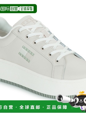欧洲直邮Tommy Jeans 女士 TJW FLATFORM ESS 低帮板鞋 米色女鞋