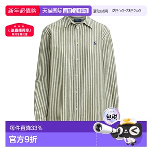 1h可退 香港直邮Polo Ralph Lauren 条纹长袖衬衫 211971514