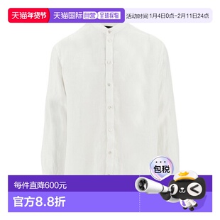 香港直邮Emporio Armani 长袖衬衫 EM000204AF15799阿玛尼亚麻