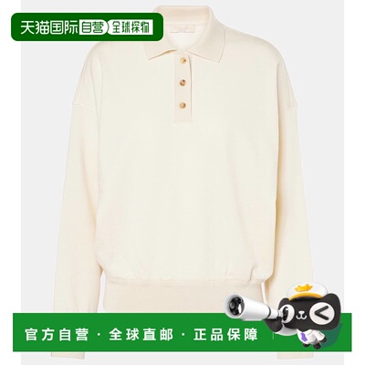 香港直邮Loro Piana 诺悠翩雅 女士 Cocooning 羊绒Polo毛衣
