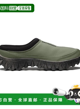 自营欧洲直邮Salomon萨洛蒙 SNOWCLOG系列男女通用深绿色/黑色织