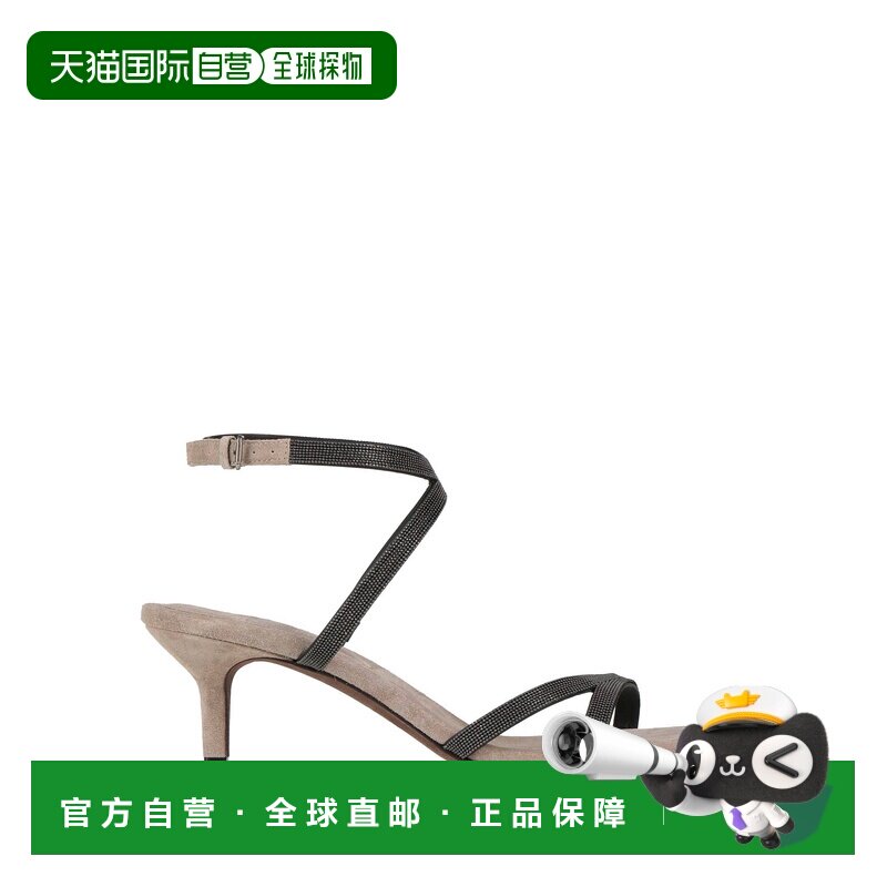 香港直邮Brunello Cucinelli 布内罗 古奇拉利 女士高跟凉鞋 单鞋